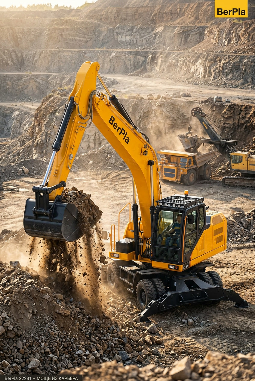 Heavy crawler excavator